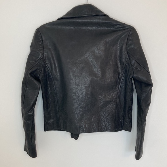 Topshop Real Leather Jacket - Picture 8 of 10